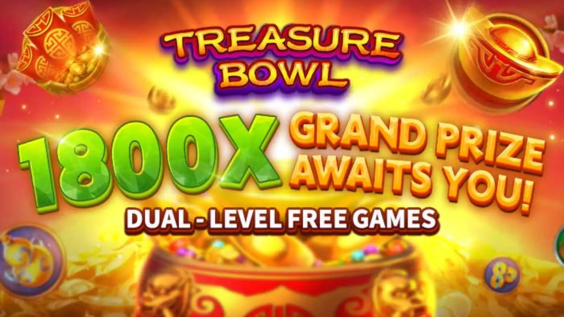 Multiplicadores Treasure Bowl 655bet - 7777x Máximo com Tigela Dourada